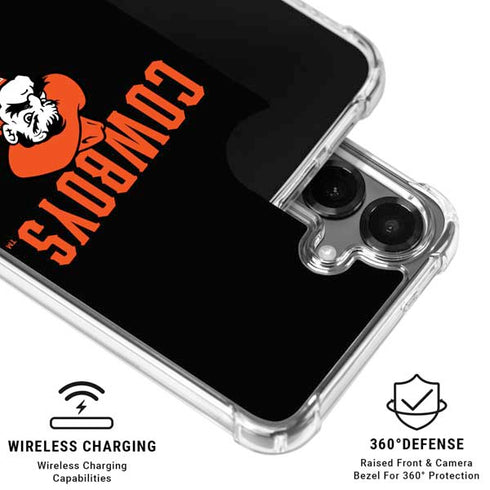 Oklahoma State University OSU Ride Em Cowboy Galaxy S26 Plus Clear Case