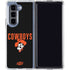 Oklahoma State University OSU Ride Em Cowboy Galaxy Z Fold5 5G Clear Case