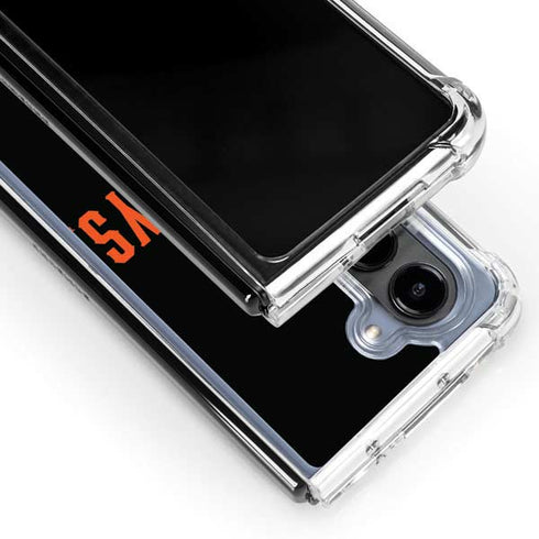 Oklahoma State University OSU Ride Em Cowboy Galaxy Z Fold5 5G Clear Case