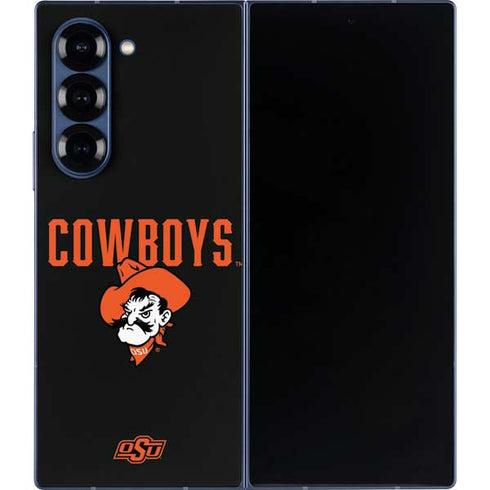 Oklahoma State University OSU Ride Em Cowboy Galaxy Z Fold6 Skin