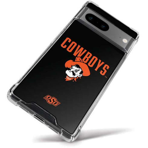 Oklahoma State University OSU Ride Em Cowboy Google Pixel 8a Clear Case