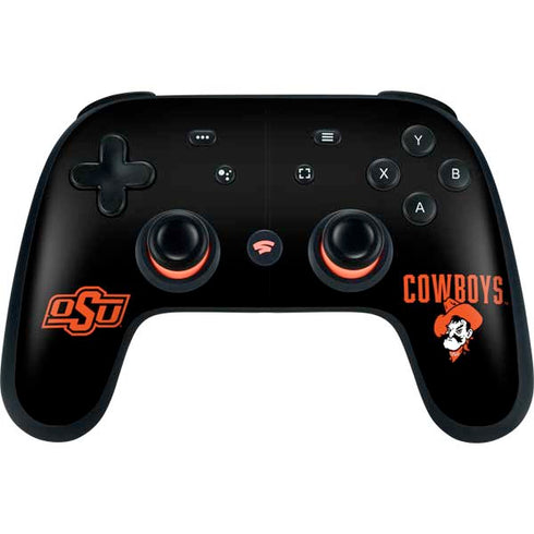 Oklahoma State University OSU Ride Em Cowboy Google Stadia Controller Skin