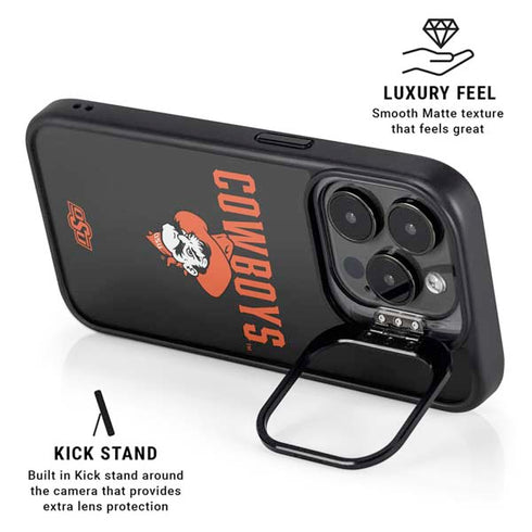 Oklahoma State University OSU Ride Em Cowboy iPhone 13 Pro Kickstand Case