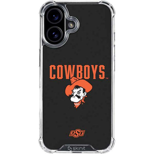 Oklahoma State University OSU Ride Em Cowboy iPhone 16 Clear Case