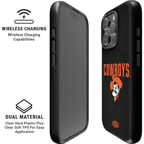 Oklahoma State University OSU Ride Em Cowboy iPhone 16 Pro Max Magsafe Impact Case