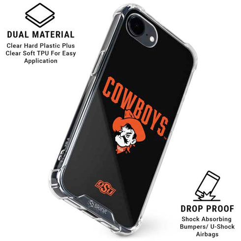 Oklahoma State University OSU Ride Em Cowboy iPhone 16e Clear Case