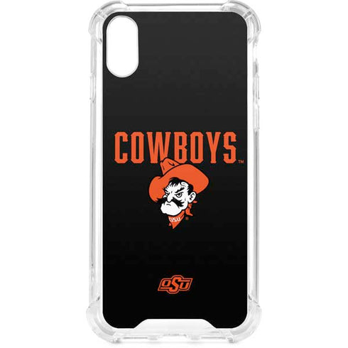 Oklahoma State University OSU Ride Em Cowboy iPhone XS Clear Case
