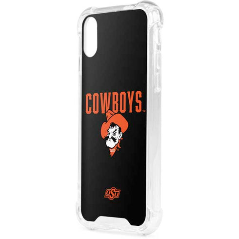Oklahoma State University OSU Ride Em Cowboy iPhone XS Clear Case