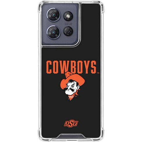 Oklahoma State University OSU Ride Em Cowboy Moto G 5G (2025) Clear Case