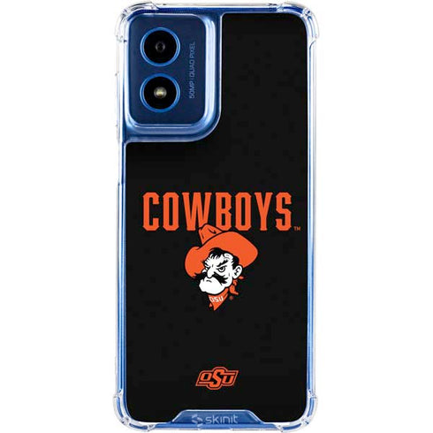 Oklahoma State University OSU Ride Em Cowboy Moto G 5G (2024) Clear Case