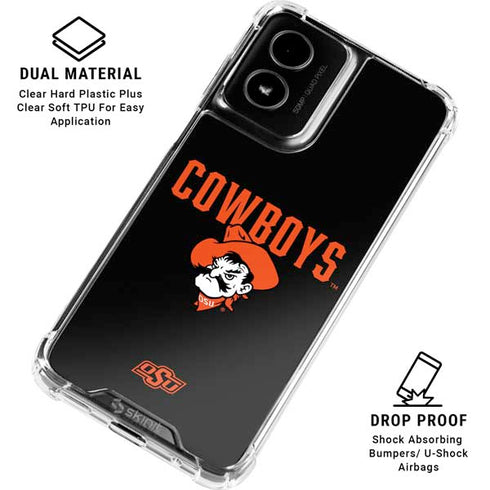 Oklahoma State University OSU Ride Em Cowboy Moto G Power 5G (2024) Clear Case