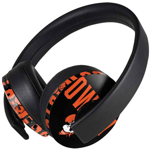 Oklahoma State University OSU Ride Em Cowboy PlayStation 4 Gold Wireless Headset Skin