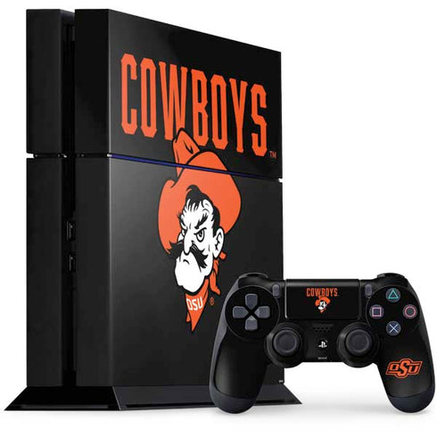Oklahoma State University OSU Ride Em Cowboy PlayStation PS4 Skins