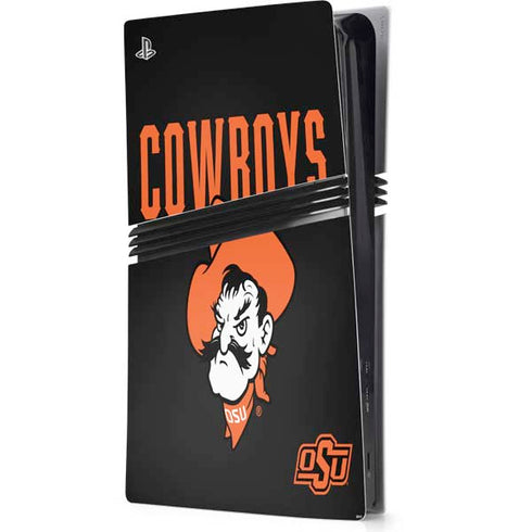 Oklahoma State University OSU Ride Em Cowboy PS5 Pro Console Skin