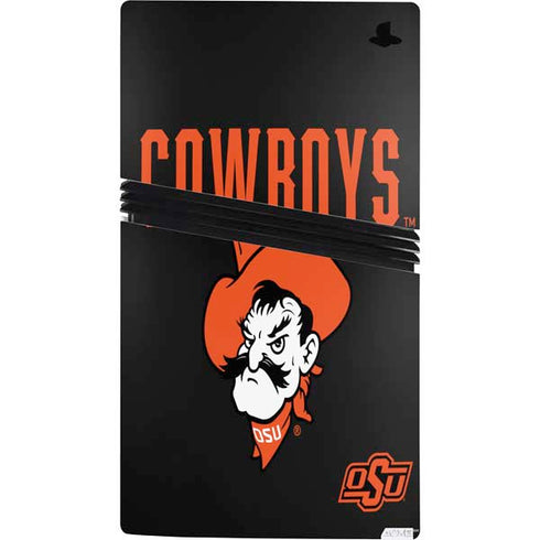 Oklahoma State University OSU Ride Em Cowboy PS5 Pro Console Skin