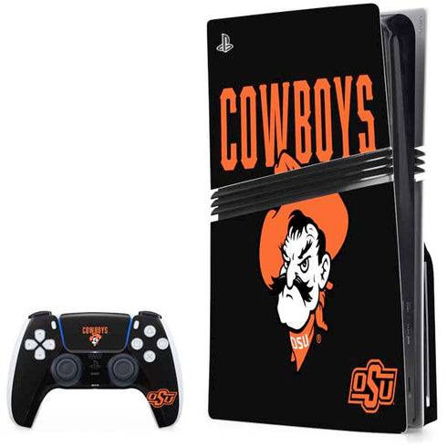 Oklahoma State University OSU Ride Em Cowboy PlayStation PS5 Skins
