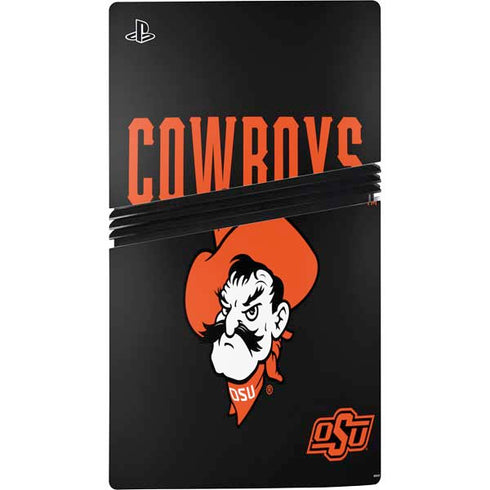 Oklahoma State University OSU Ride Em Cowboy PS5 Pro Disk Bundle Skin