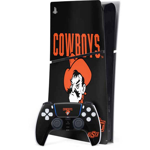 Oklahoma State University OSU Ride Em Cowboy PlayStation PS5 Skins