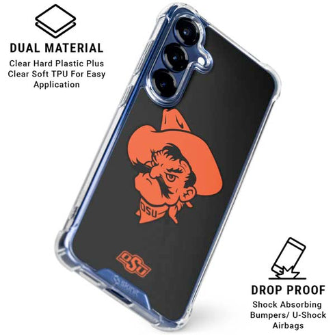Oklahoma State University OSU Cowboys Galaxy S25 Clear Case