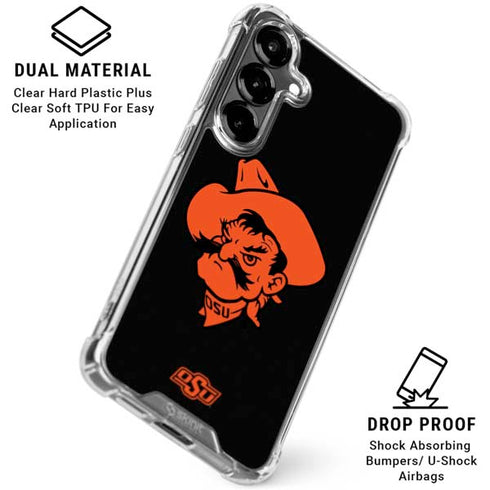 Oklahoma State University OSU Cowboys Galaxy S26 Clear Case