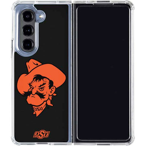 Oklahoma State University OSU Cowboys Galaxy Z Fold5 5G Clear Case