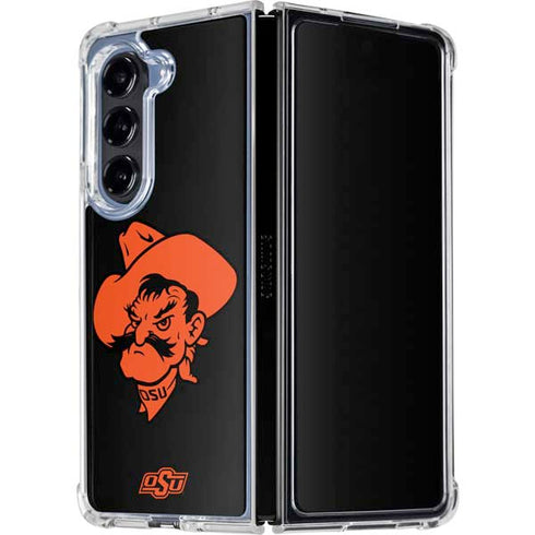Oklahoma State University OSU Cowboys Galaxy Z Fold5 5G Clear Case