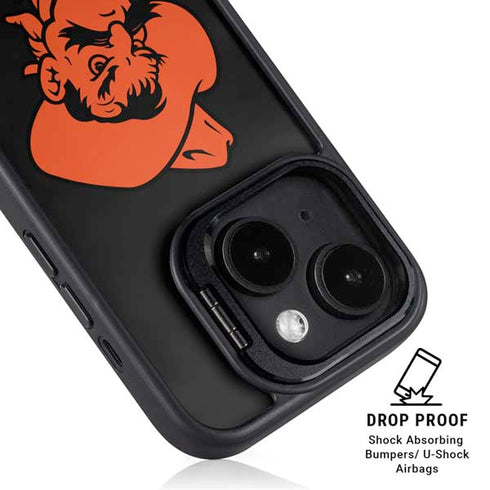 Oklahoma State University OSU Cowboys iPhone 15 Plus Kickstand Case