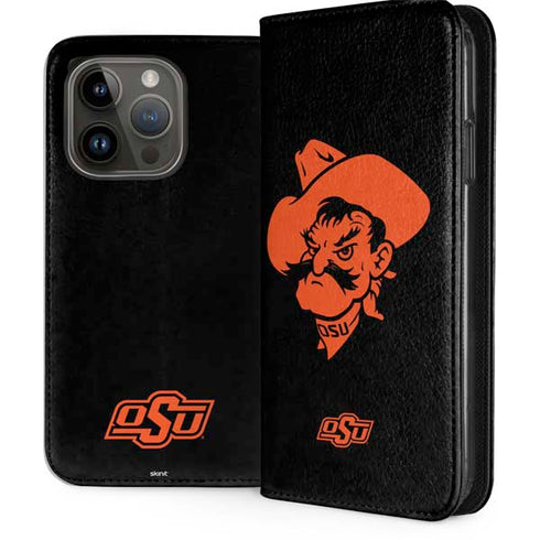 Oklahoma State University OSU Cowboys iPhone 15 Pro Folio Case