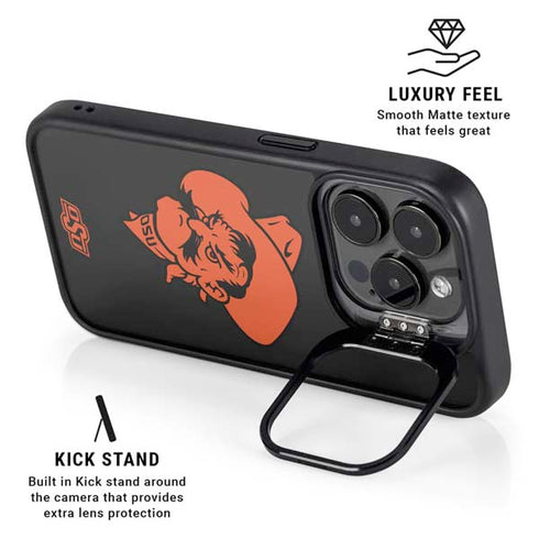 Oklahoma State University OSU Cowboys iPhone 15 Pro Kickstand Case