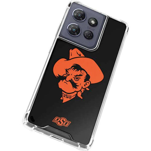 Oklahoma State University OSU Cowboys Moto G 5G (2025) Clear Case