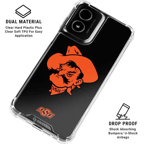 Oklahoma State University OSU Cowboys Moto G Power 5G (2024) Clear Case