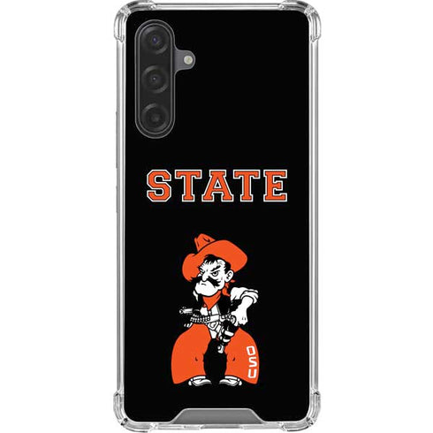 Oklahoma State University OSU Cowboys Orange Galaxy A17 Clear Case