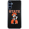 Oklahoma State University OSU Cowboys Orange Galaxy A35 5G Clear Case