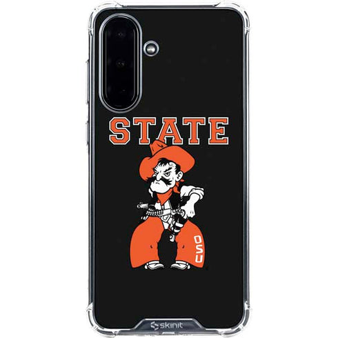 Oklahoma State University OSU Cowboys Orange Galaxy A36 5G Clear Case