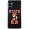 Oklahoma State University OSU Cowboys Orange Galaxy A55 5G Clear Case