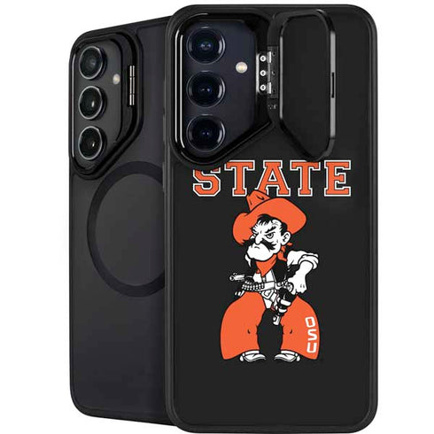 Oklahoma State University OSU Cowboys Orange Galaxy S24 FE Kickstand Case