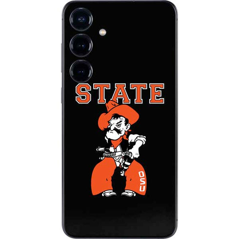 Oklahoma State University OSU Cowboys Orange Galaxy S25 Plus Skin