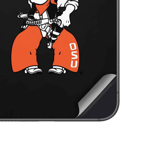 Oklahoma State University OSU Cowboys Orange Galaxy S25 Plus Skin