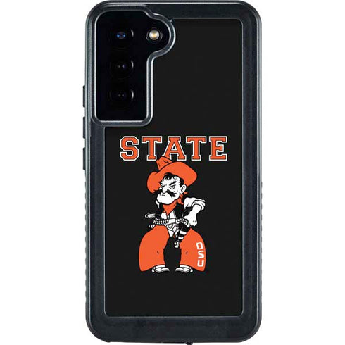 Oklahoma State University OSU Cowboys Orange Galaxy S24 Plus Waterproof Case