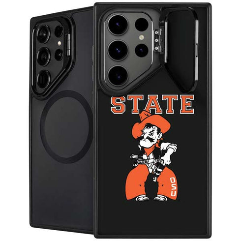 Oklahoma State University OSU Cowboys Orange Galaxy S25 Ultra Kickstand Case