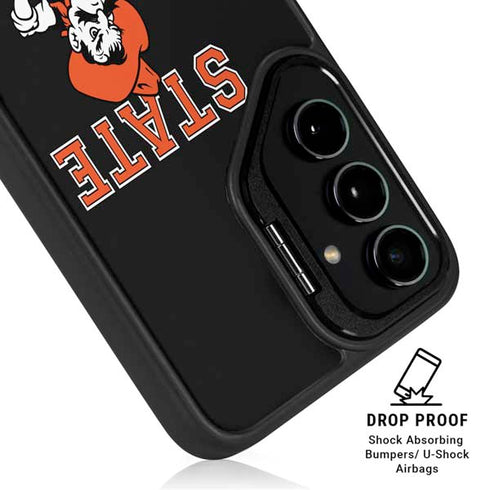 Oklahoma State University OSU Cowboys Orange Galaxy S25 Ultra Kickstand Case