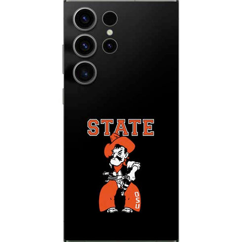 Oklahoma State University OSU Cowboys Orange Galaxy S25 Ultra Skin