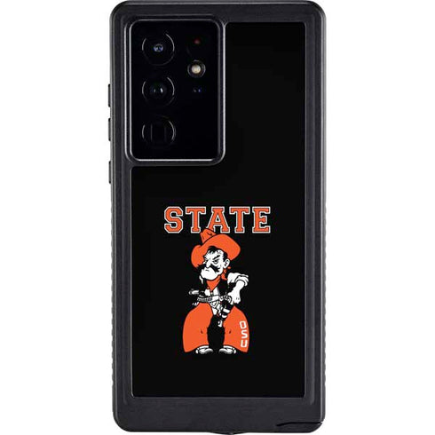 Oklahoma State University OSU Cowboys Orange Galaxy S24 Ultra Waterproof Case
