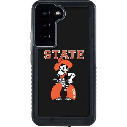 Oklahoma State University OSU Cowboys Orange Galaxy S24 Waterproof Case