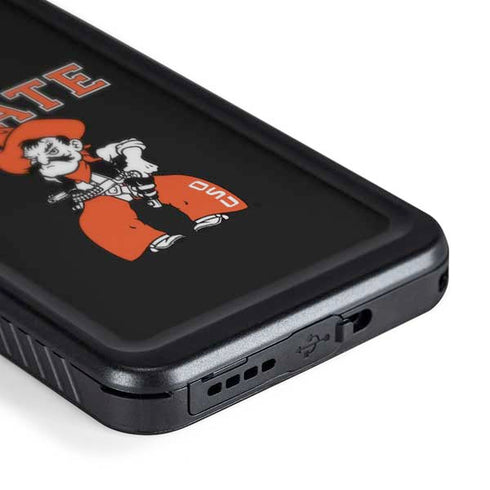 Oklahoma State University OSU Cowboys Orange Galaxy S24 Waterproof Case