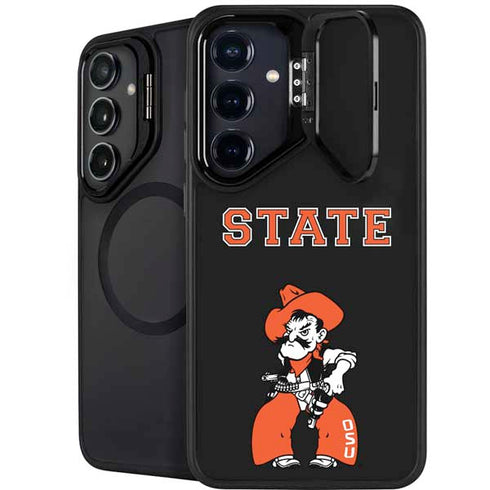 Oklahoma State University OSU Cowboys Orange Galaxy S26 Plus Kickstand Case