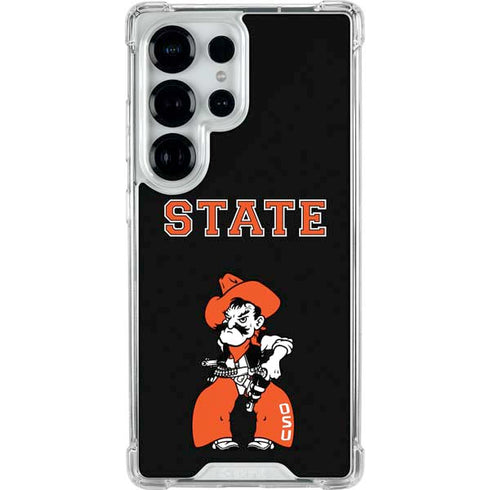 Oklahoma State University OSU Cowboys Orange Galaxy S26 Ultra Clear Case