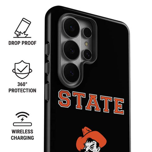 Oklahoma State University OSU Cowboys Orange Galaxy S26 Ultra Impact Case