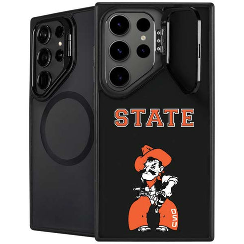 Oklahoma State University OSU Cowboys Orange Galaxy S26 Ultra Kickstand Case