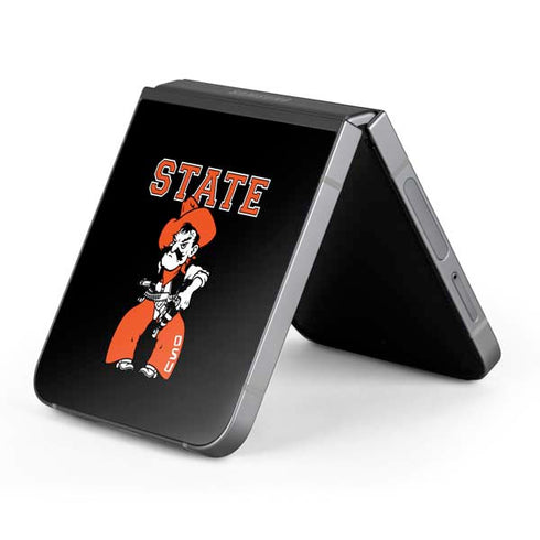 Oklahoma State University OSU Cowboys Orange Galaxy Z Flip6 Skin